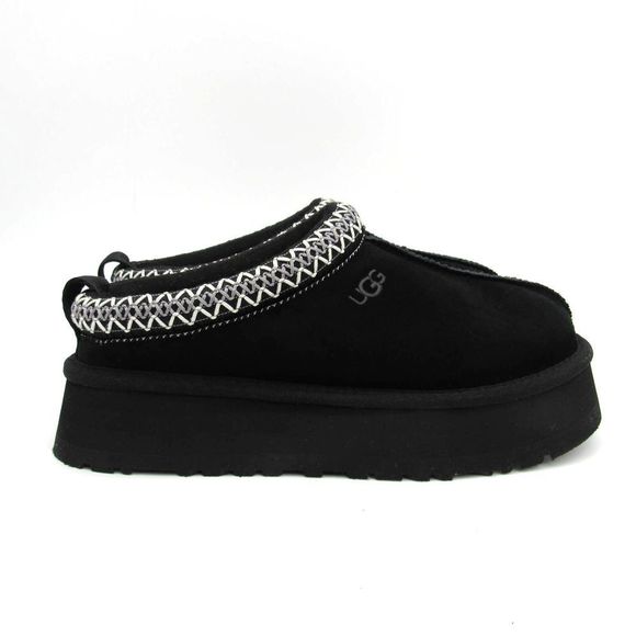 UGG | Shoes | Ugg Tazz Moccasin Platform Womens Slippers In Black Sz 6 | Poshmark